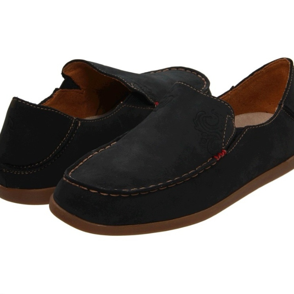 Olukai Women’s Nohea Nubuck Black Size 7